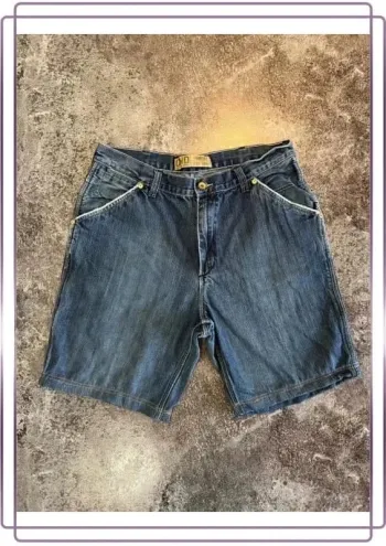 Short jean cargo homme Old navy 34x32 Pantaloncini carpentiere uomo Zimmermannsshorts Herren