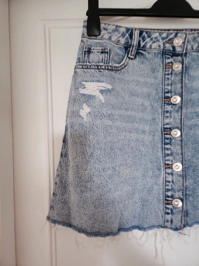 Mini jupe jeans Zara - photo numéro 4