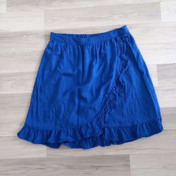 Jupe trapèze bleue Yessica taille 38