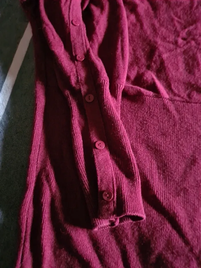 Pull fin . taille 34/36. Ici et maintenant. longueur 68cm - photo numéro 3