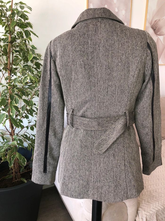 🌼Blazer élégant avec détails simili cuir🌼 - photo numéro 2