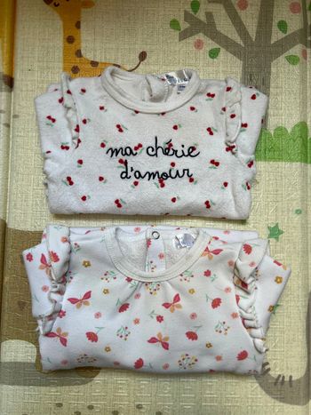 Lot de 2 pyjamas hiver