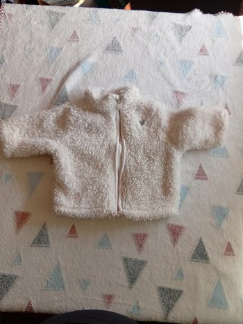 Veste polaire blanche
