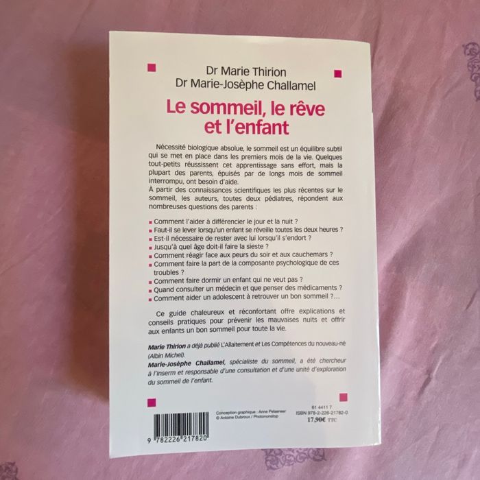 Livre le sommeil, le rêve et l’enfant - photo numéro 2