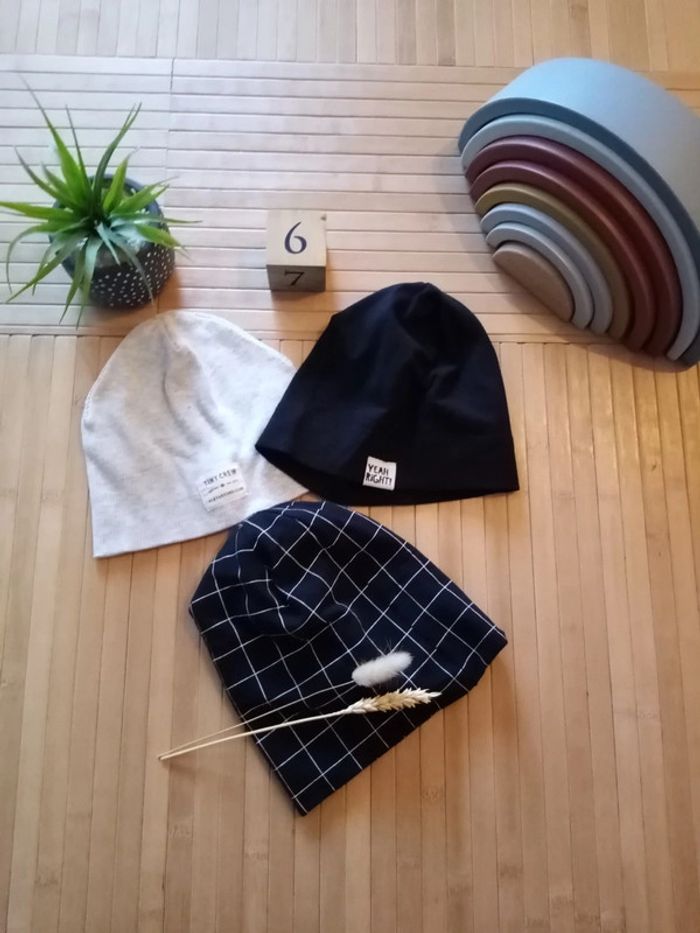 Lot bonnets 6mois h&m name it