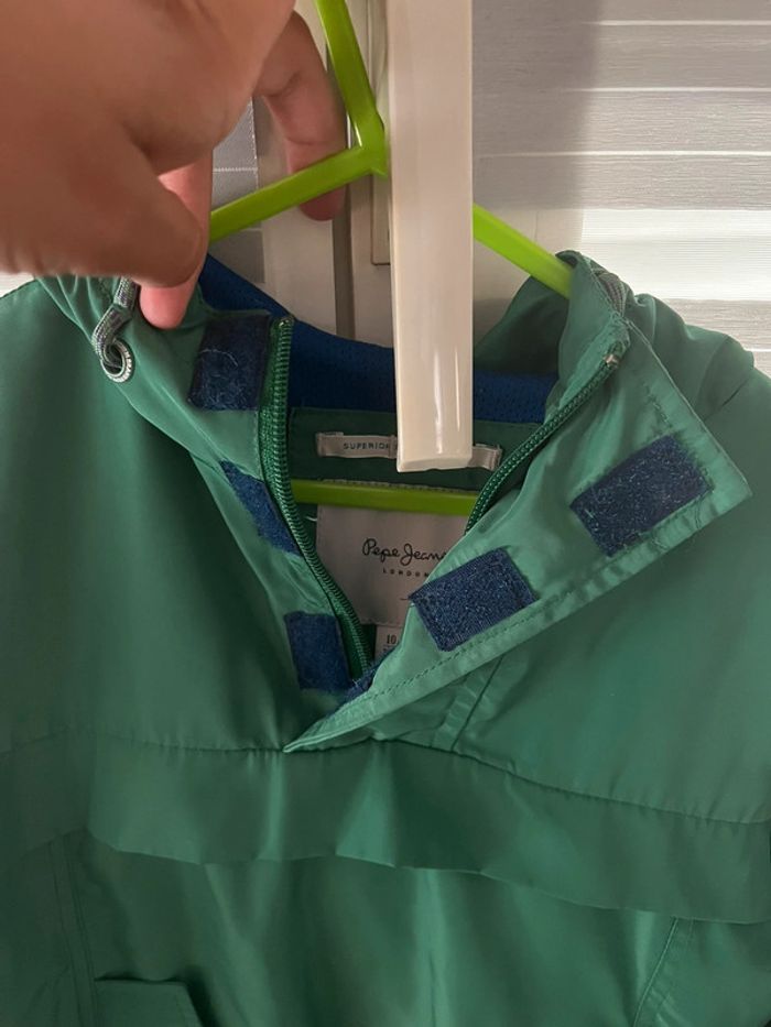 Blouson à capuche enfilable Pepe jeans taille 10 ans 140 cm - photo numéro 9
