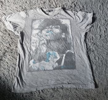 T-shirt gris imprimé Rihanna taille M