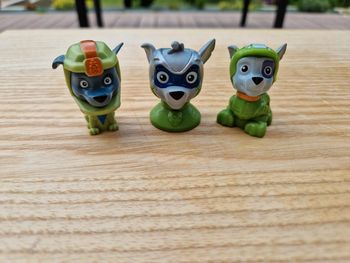 Lot 3 figurines Rocky Pat Patrouille Paw Patrol