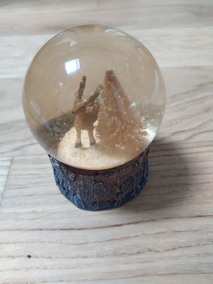 Boule à neige cerf - photo numéro 3