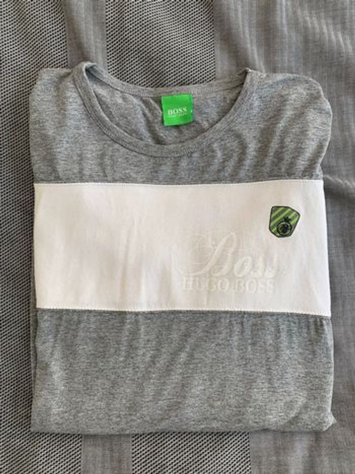 T-shirt gris manches longues Hugo Boss L