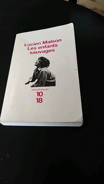 Livre les enfants sauvages