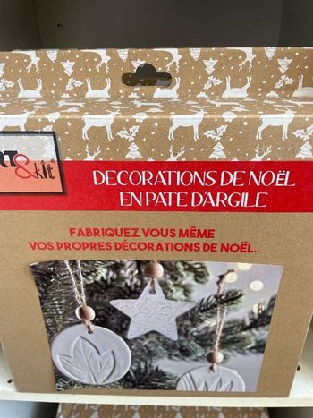 Déco de Noël en pâte d’argile