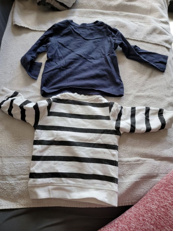 Lot de 6 tee-shirts manches longues 6 mois - photo numéro 4