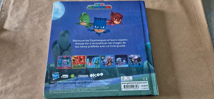 Livre puzzle les Pyjamasques les nouveaux copains gallimard jeunesse giboulées - photo numéro 2