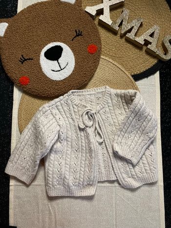 Gilet fille fait main 9mois