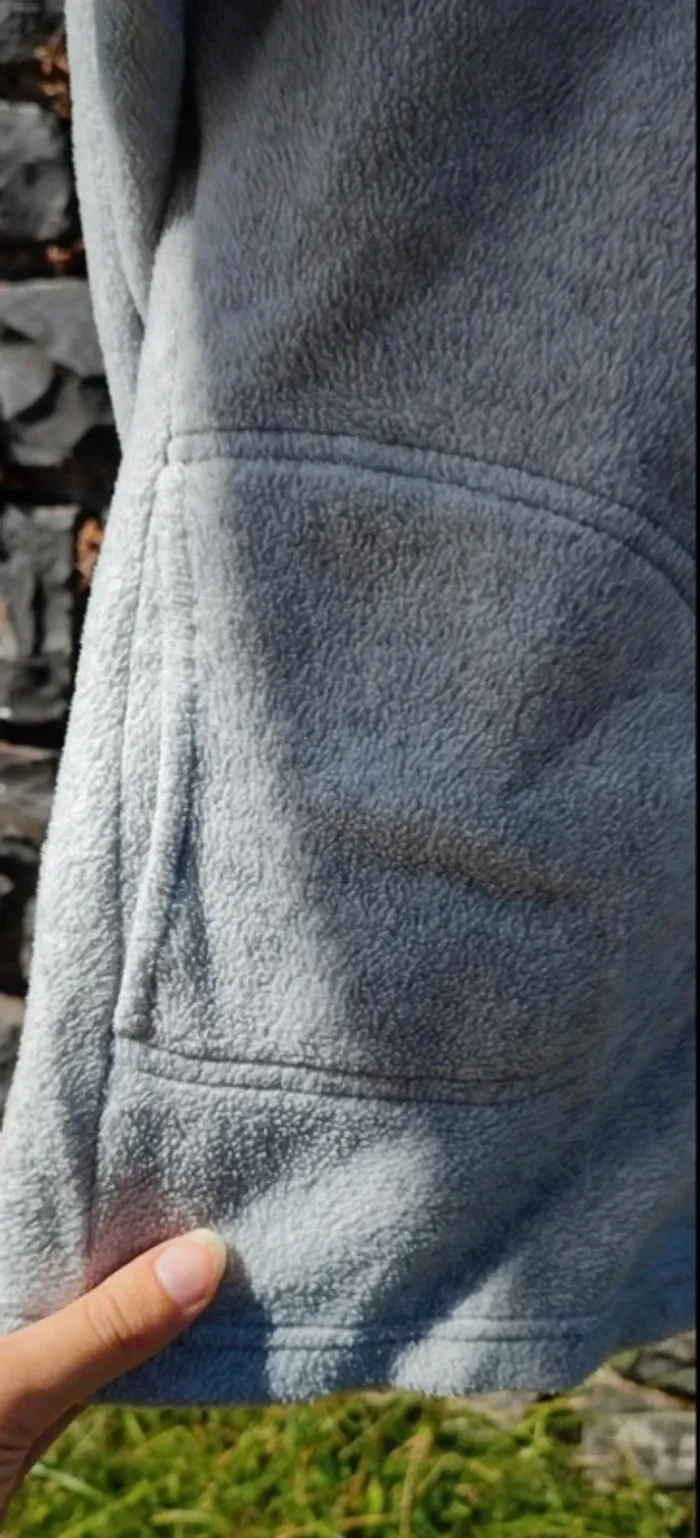 Polaire couleur gris clair taille XS - 34/36 - photo numéro 2