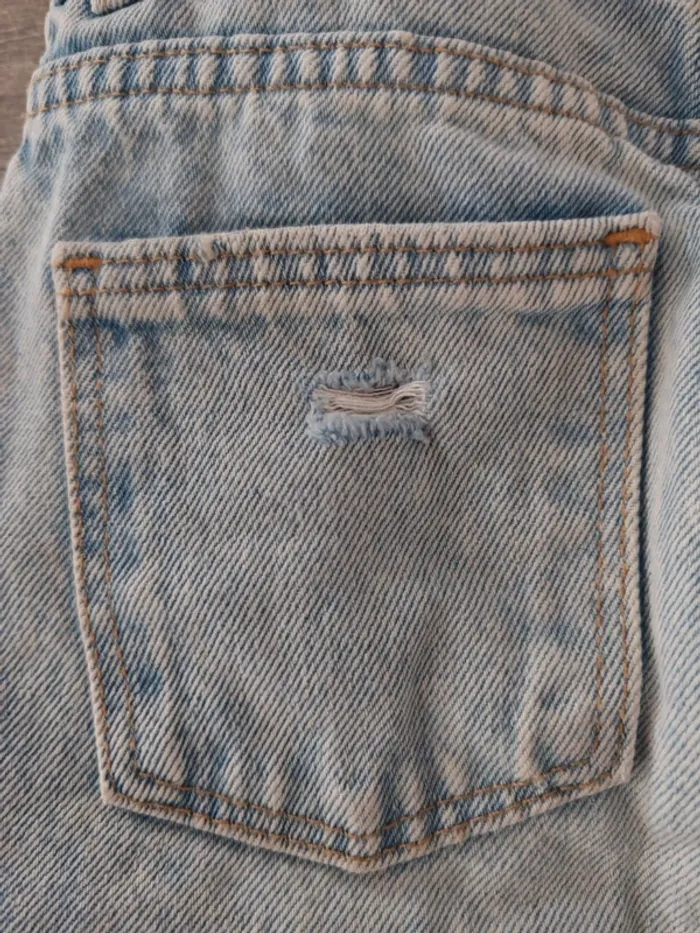 Jean Straight Effet Déchiré - photo numéro 3