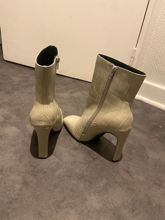 Bottines Justfab taille 8 talon 11cm - photo numéro 15