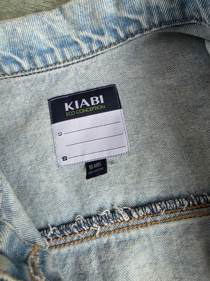 Veste en jean kiabi 10 ans saison printemps / ete - photo numéro 3