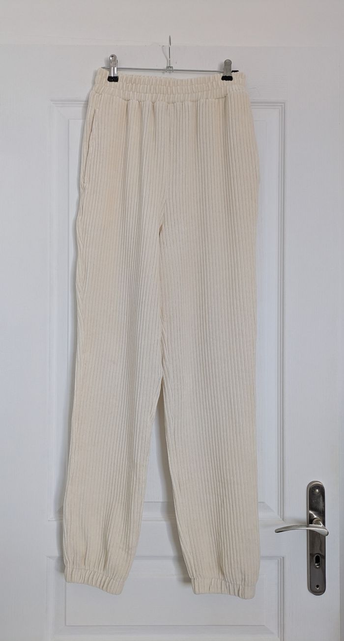 Pantalon jogging hiver en velours côtelé H&M