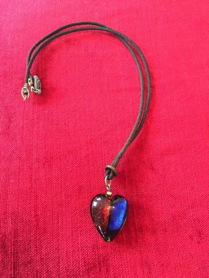 Pendentif cœur coloré - photo numéro 4