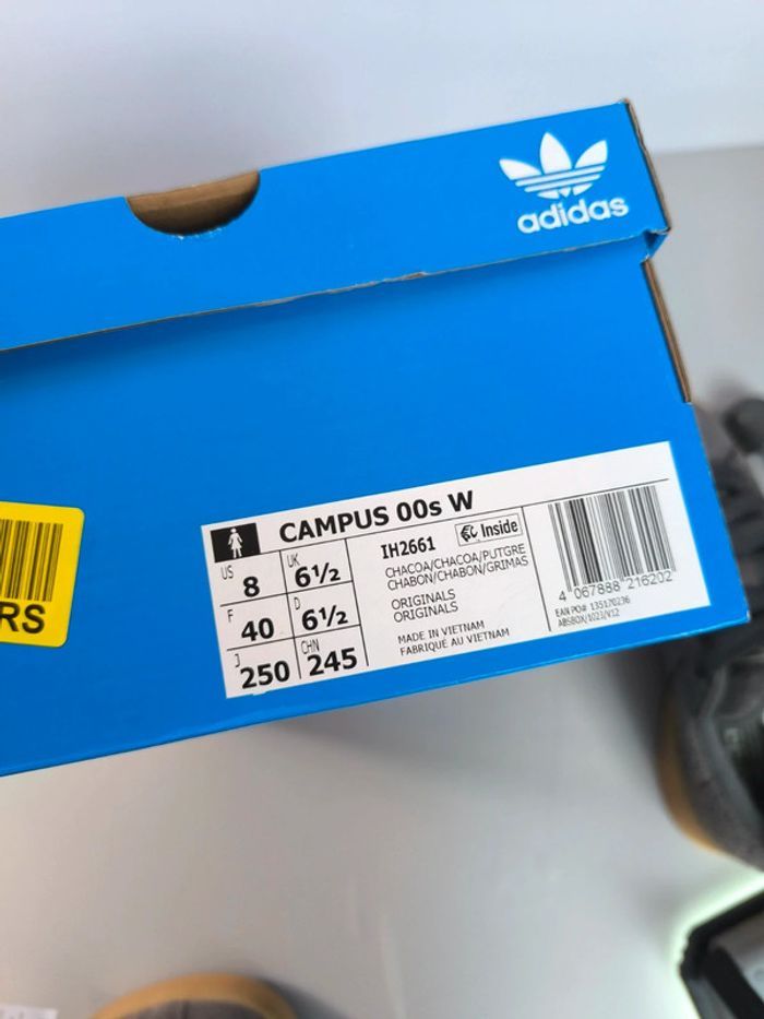 Baskets adidas campus grise pointure 40 neuves avec boîte - photo numéro 15