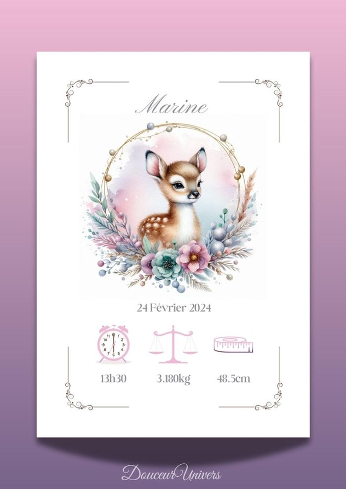 Affiche personnalisée