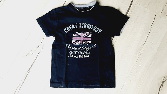 Vêtement garçon tee-shirt manches courtes Vert Baudet 5 ans