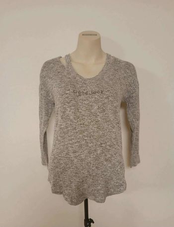 Blouse gris chamarré 🩶