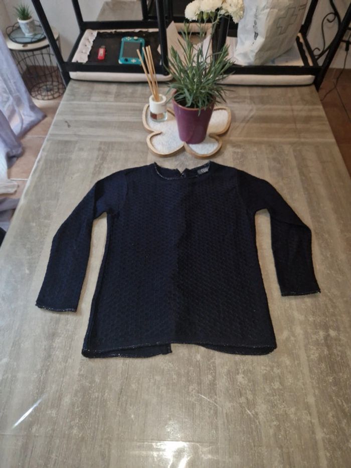 Pull bleu marine - photo numéro 3
