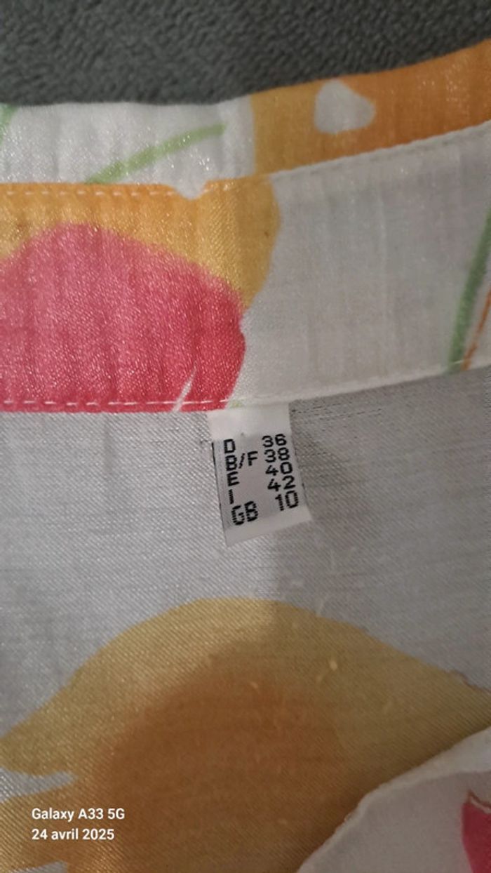 Chemise fleurie 38/40 - photo numéro 5