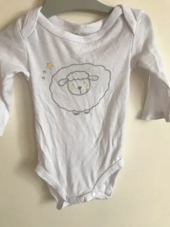 Body manches longues 3 mois mouton