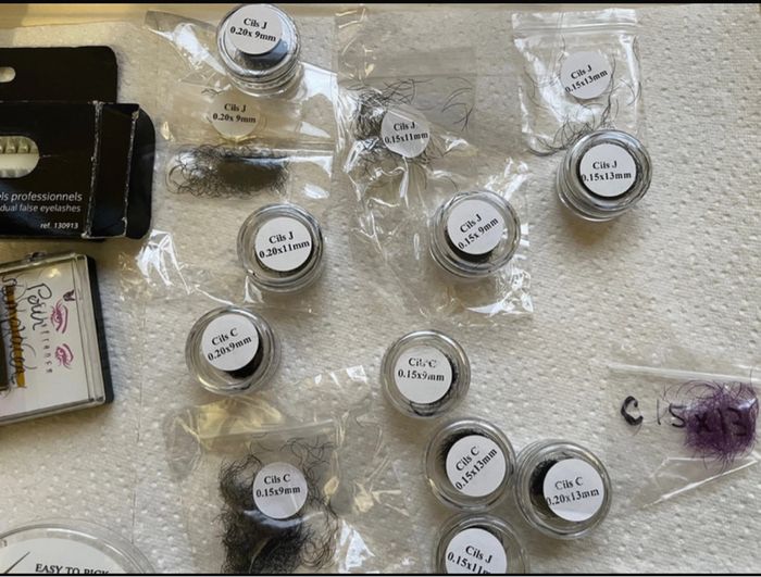 Lot pour extension de cils