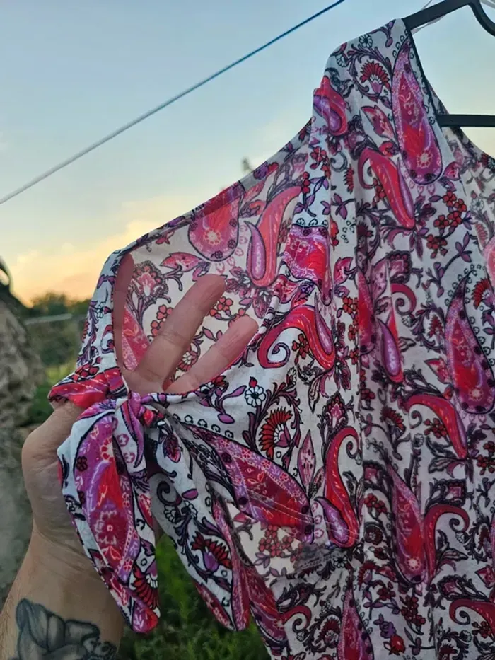 Tee-shirt / blouse femme grande taille 54/56 neuf - photo numéro 6