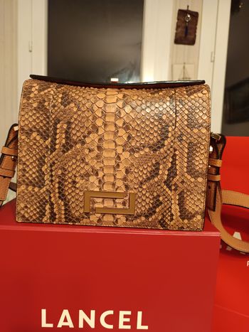 Sac Pia Lancel cuir python