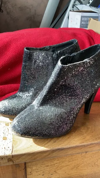 Bottines paillettes fêtes ou soirée