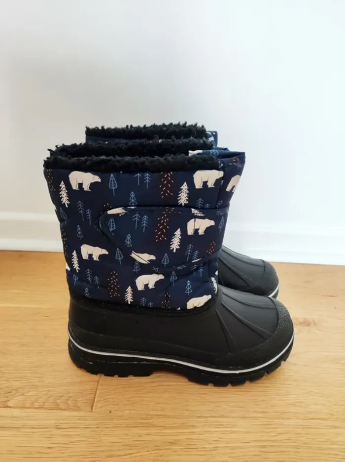 Bottes de neige enfant - 32 - excellent état - photo numéro 2