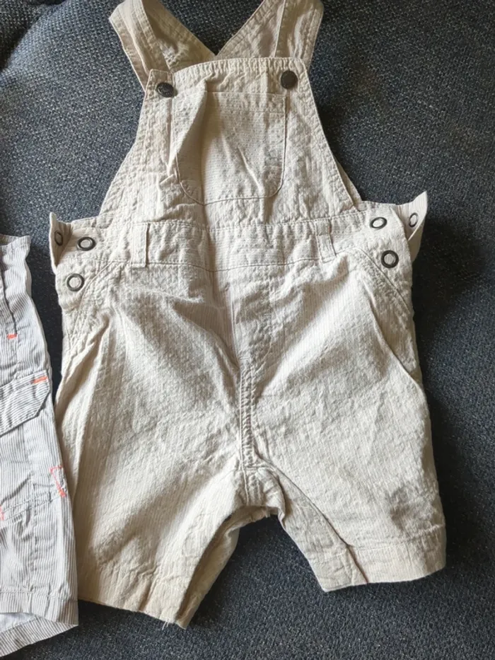 2 salopettes bébé 6 mois - photo numéro 4