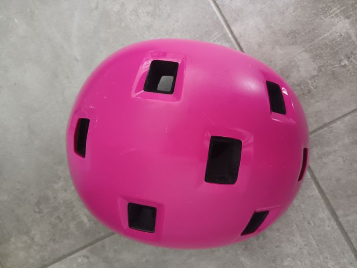 Casque rose S Oxelo Decathlon 52 à 54 cm - photo numéro 2