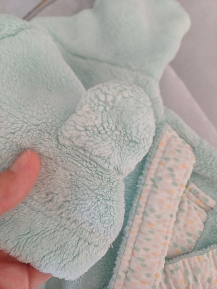 Robe de chambre carré blanc 2ans - photo numéro 5