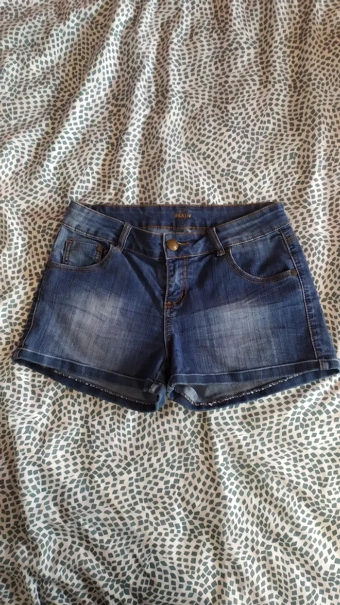 Short en jean femme