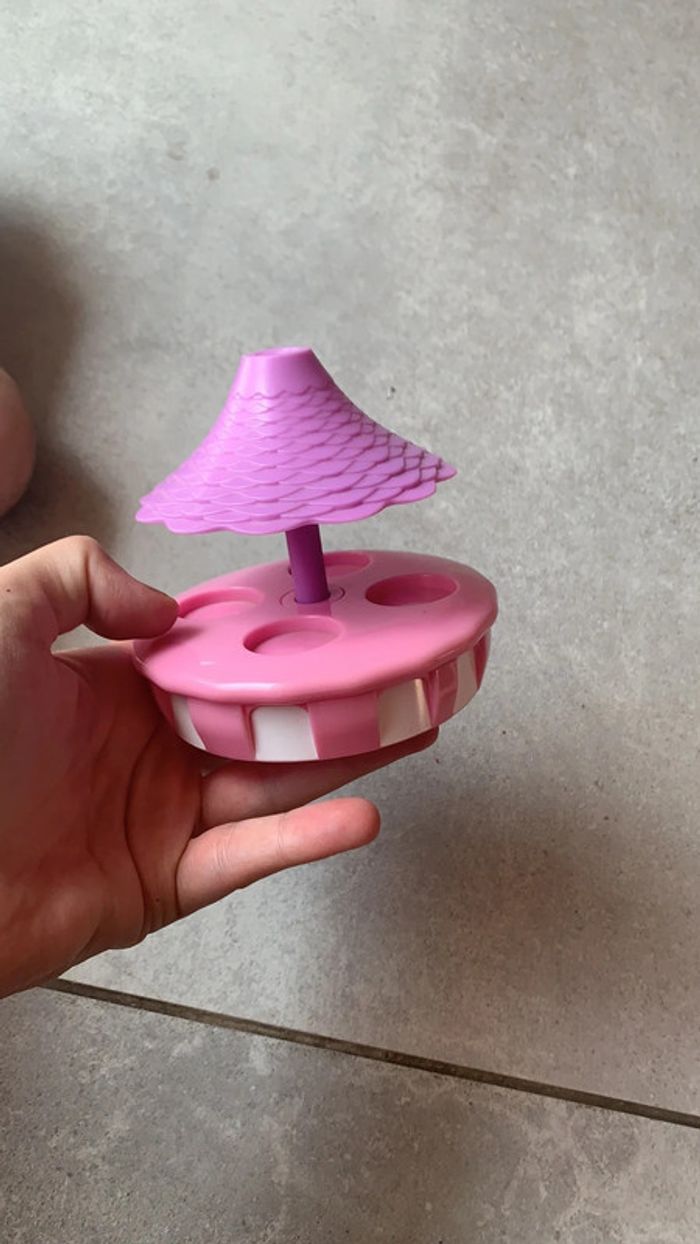 Jouet table tournante miniature pour poupée - photo numéro 6