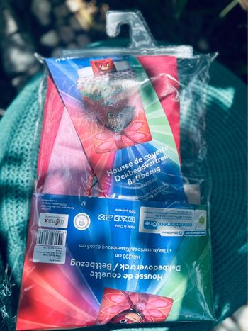 Housse de couette + taie pyjamasque neuve