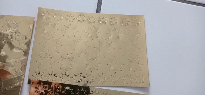 Lot de stickers Noël Doré - photo numéro 2