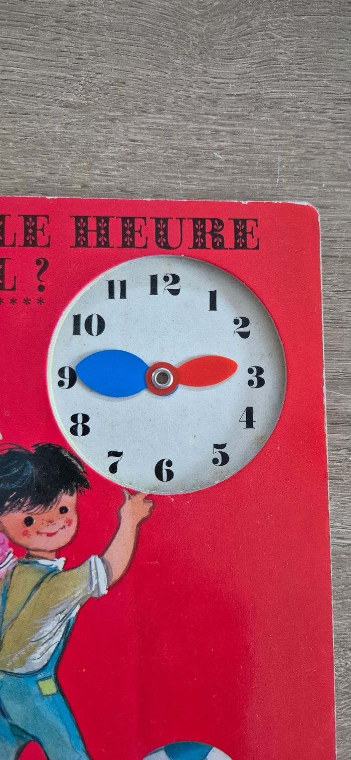 Livre vintage Quelle heure est-il ? - photo numéro 2
