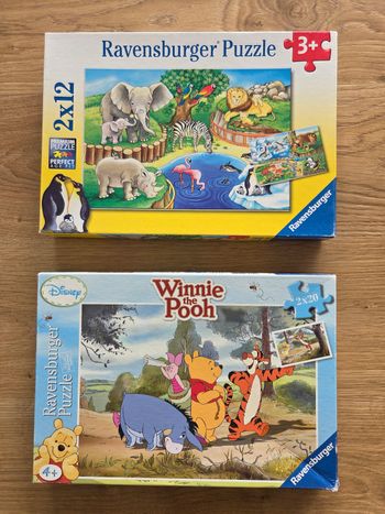 Lot puzzle enfants Disney et animaux