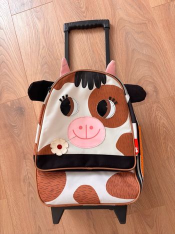 Valise enfant à roulettes Janod forme vache