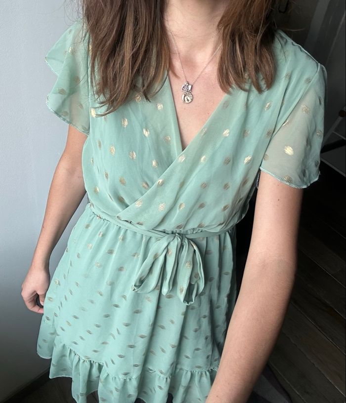 Robe vert sauge - photo numéro 2