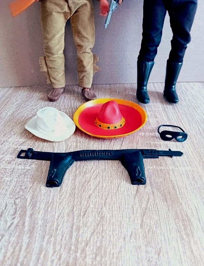 2 figurines Lone Rangers vintage - photo numéro 2