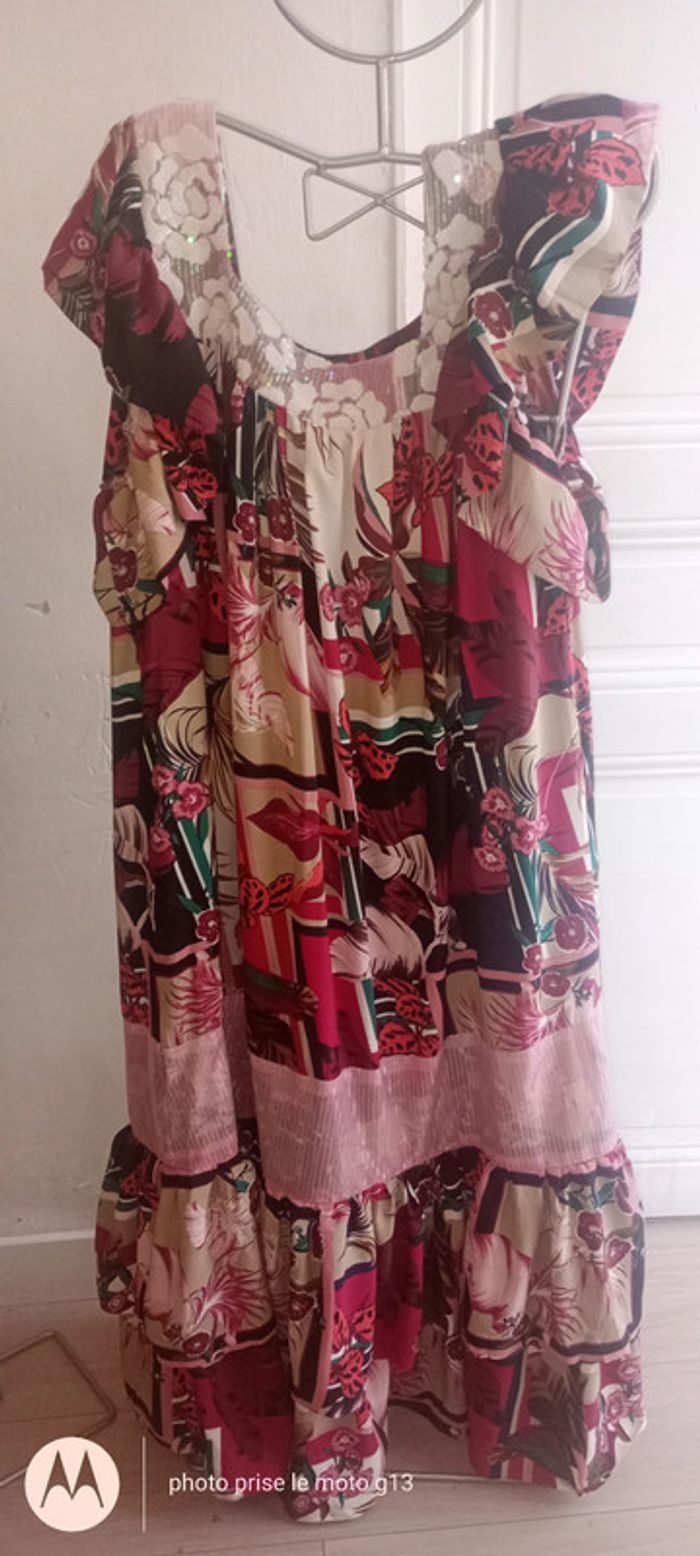 Robe longue grande taille style africain